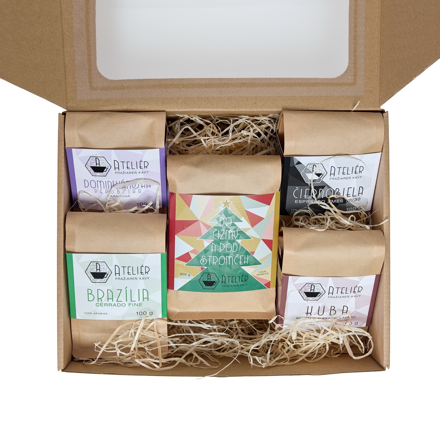 Atelierkava darcekove balenie vianoce